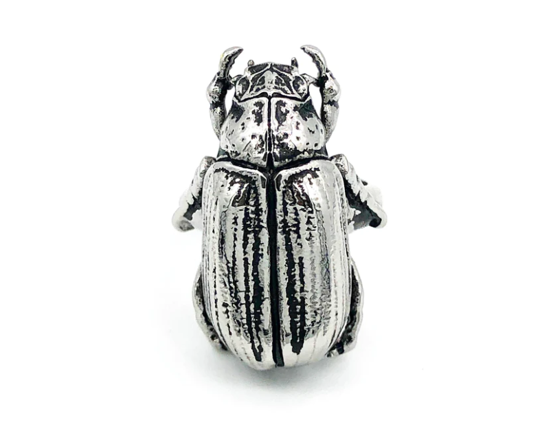 Beetle Ring | Insect Nature Gothic Jewelry