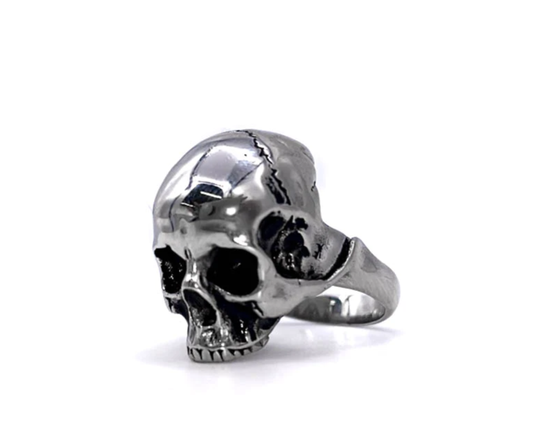 Hel Skull Ring | Gothic Anatomical Jewelry Alternative